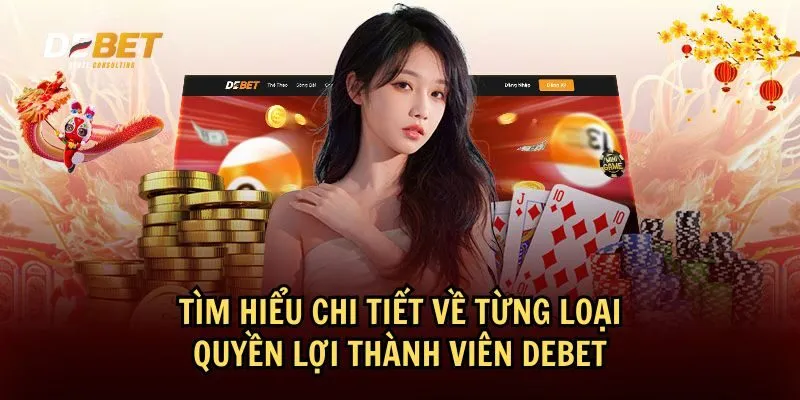 Có những loại quyền lợi thành viên Debet nào?